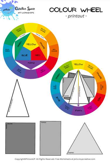colour wheel print out