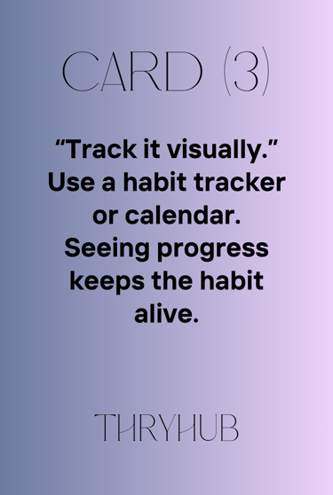 Build Habits  One Good Habit at a Time