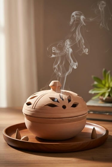 Modern terracotta clay earthenwares