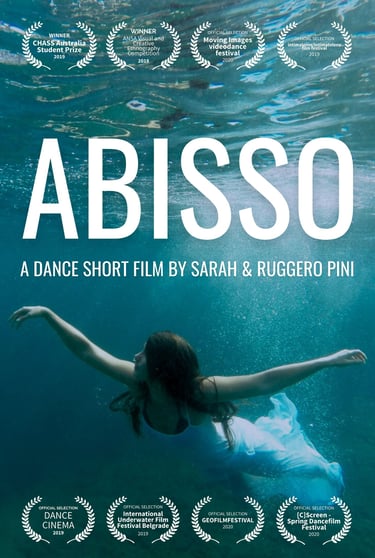 Underwater dance performance by Sarah Pini — Abisso short film by Ruggero Pini, 2018