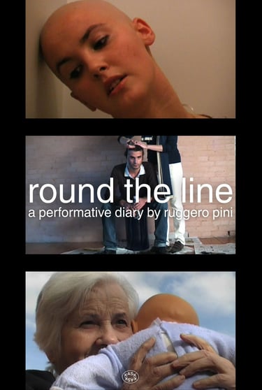 Film still from Round the Line — performative documentary by Ruggero Pini, 2013