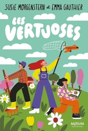 Première de couverture du roman Les vertuoses de Susie Morgenstern et Emma Gauthier