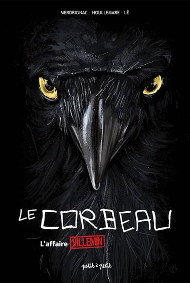 Première de couverture de la BD Le corbeau : L'affaire Grégory Villemin