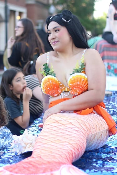 Sunset mermaid