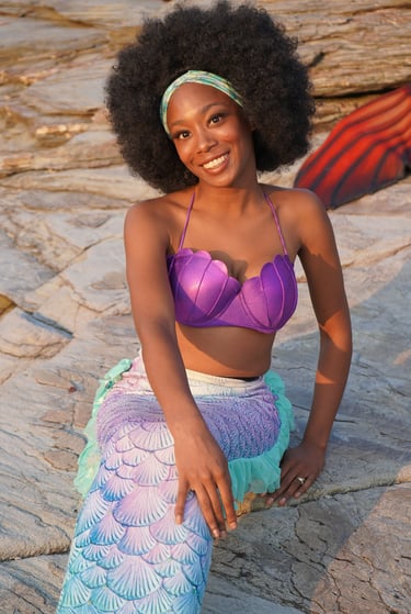 Purple mermaid