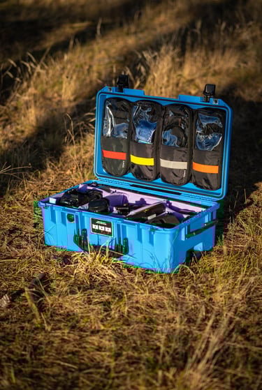 a blue case peli photo