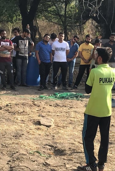 Plantation and environment work in Udaipur, Rajasthan | India permaculture