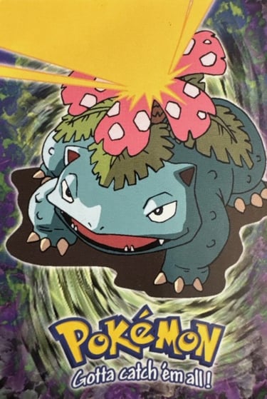 E3 Of E12 Venusaur Topps Pokémon The First Movie