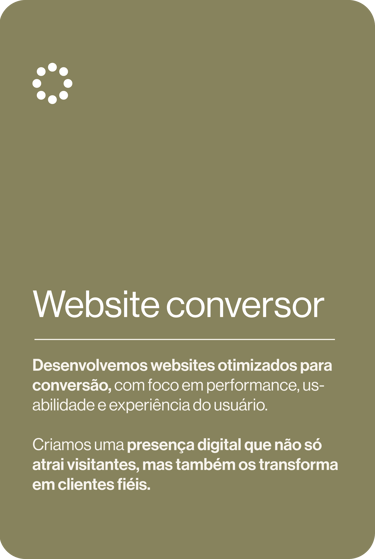 Descrição de serviço de website conversor