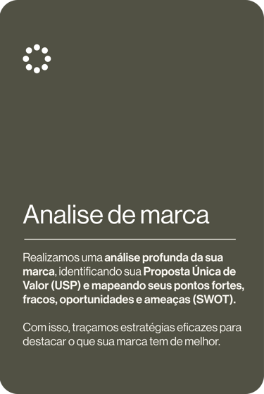 Descrição de serviço de analise de marca