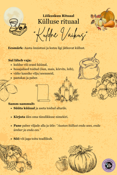 Lõikuskuu Rituaal Külluse Rituaal Soul Sisters Tarot