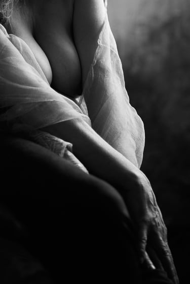 Pose boudoir projet Vénus Grenoble