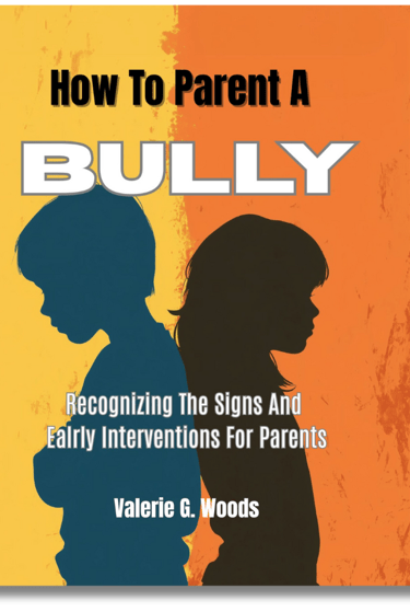 How To Parent A Bully Cover with graphic image of two young persons