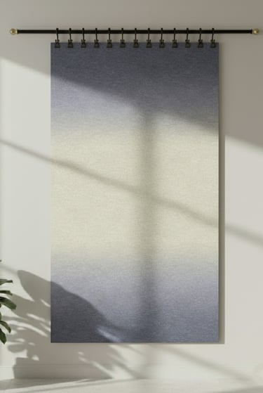 Custom bespoke handmade rugs crafted in Nepal -gradient-shaded-wall-hanging- Himalaya Carpet Industr