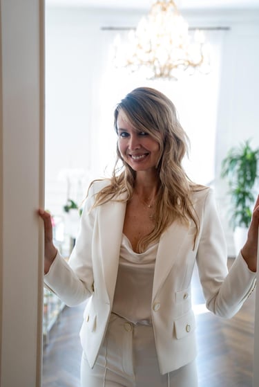 Delphine Breyne at her Eyebrow Couture atelier, New York City