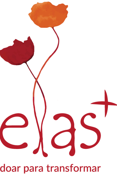 a red flower with the word elas