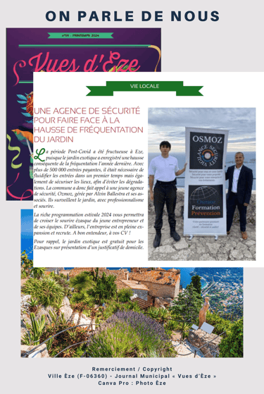 Sécurité Privée Private Security Paris Nice Côte d'Azur Ile de France