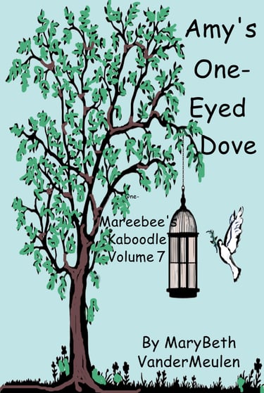 dove flying up to cage