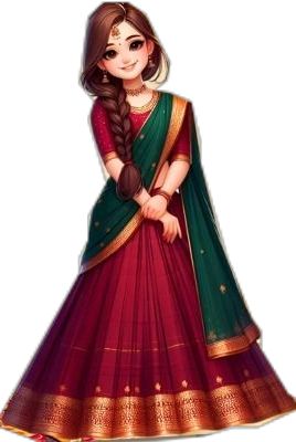 half-saree ceremonies 