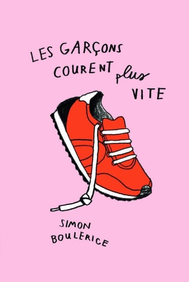 Première de couverture du recueil de poésie Les garçons courent plus vite