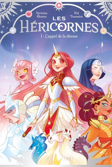 Première de couverture du tome 1 de la BD Les Héricornes