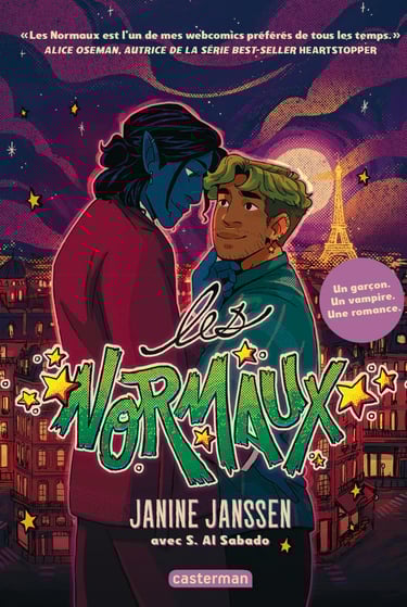 Première de couverture du tome 1 de la BD Les normaux