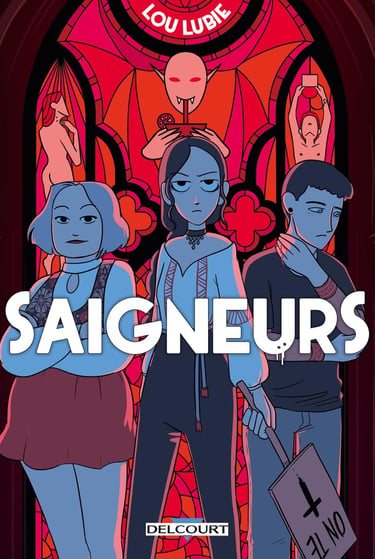 Première de couverture de la BD Saigneurs de Lou Lubie
