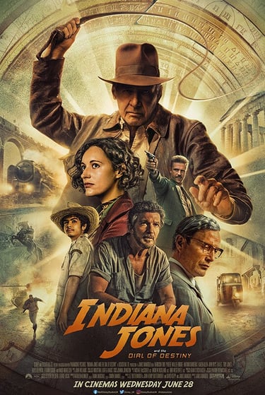 Indiana Jones and the Dial of Destiny cinema poster