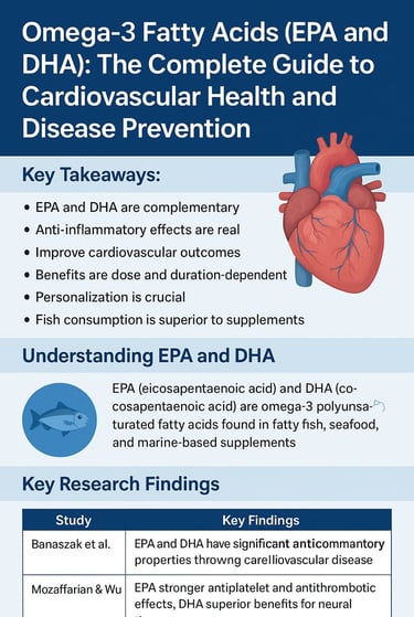 EPA & DHA (Omega-3): The 2025 Guide to Heart Health & Disease Prevention