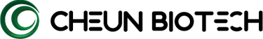a green and black circular object with a black background