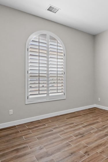 Arched shutter