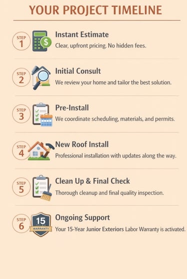 a poster of a project timeline of a project
