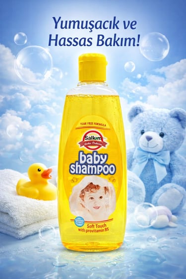 salkım 400 ml bebe şampuanı