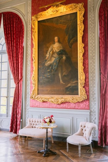 wonderful decoration at chateau de champlatreux