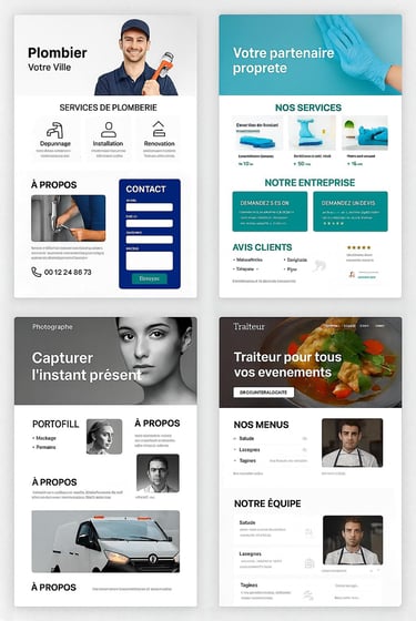 Exemple de maquette gratuite de site internet – Alpha Digital