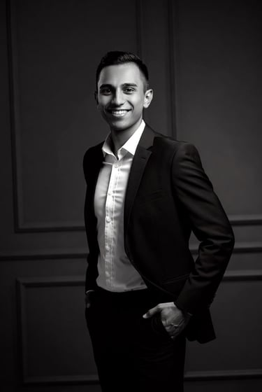 Photo of Mr. Dhanush, the visual head of company.