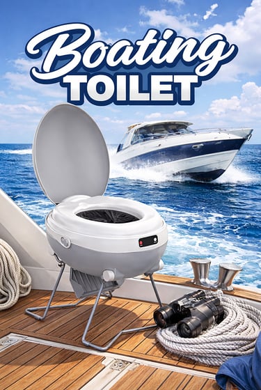 Boating Toilet on Deck
