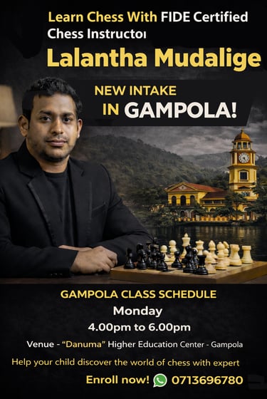 Gampola Chess Class, Sri Lanka 