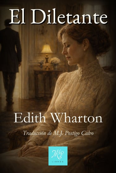 Portada del libro El Diletante, de Edith Wharton - Edición Libros MJP 