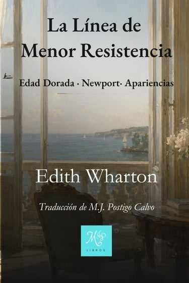 Portada audio La línea de menor resistencia de Edith Wharton Traducción y Narración Libros MJP