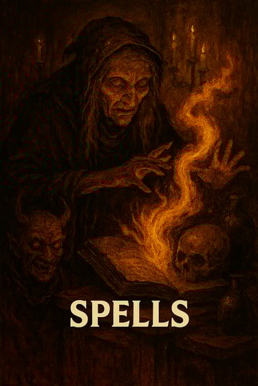 a man in a black jacket is holding a book and a skull