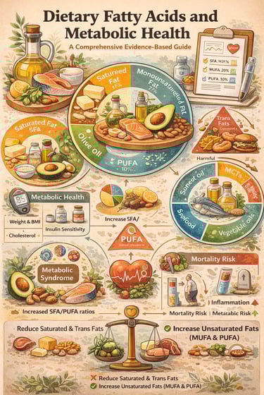 How to Optimise Dietary Fat Intake for Longevity & Metabolic Health: A 2025 Evidence-Based Guid