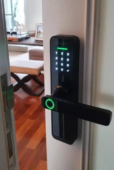 instalação de fechadura eletrónica