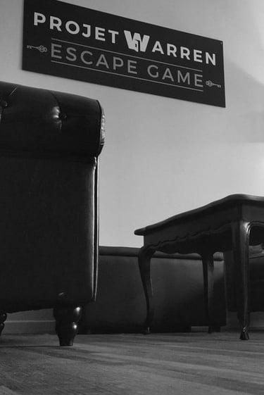 a couch and a table in a room