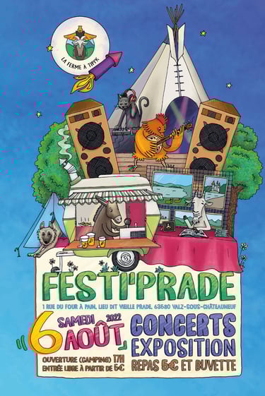 affiche Festi'prade