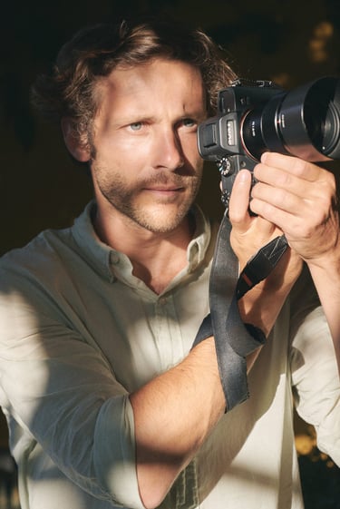 portrait of a wedding photographer
