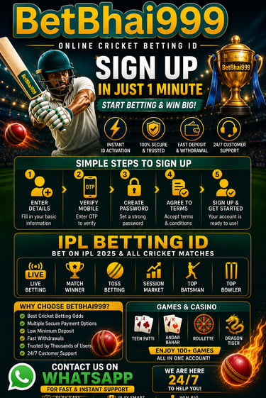 Betbhai999 signup