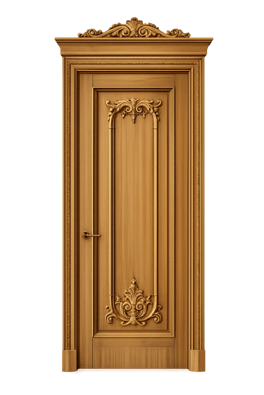 Luxury Hand-Carved Teakwood Door – Classic Royal Wooden Door Design Saharanpur