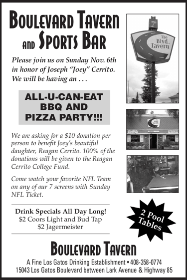 Boulevard Tavern Ad