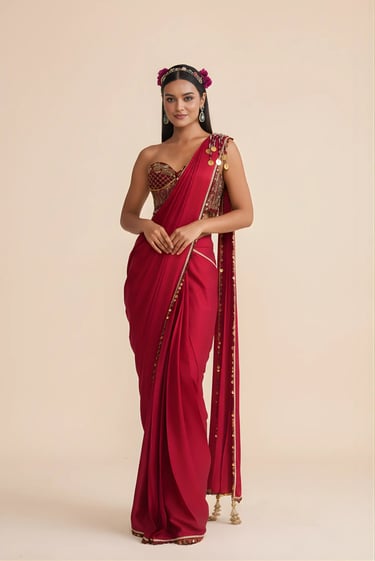 Corset Saree